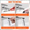2 Pieces 360° Swivel Tap Attachment M22/M24 Multifunctional Rotating Tap