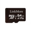 LinkMore 64GB MicroSDXC Card with U1/A1 / V10 / SD