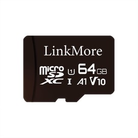 LinkMore 64GB MicroSDXC Card with U1/A1 / V10 / SD Adapter (Read up to 95MB/s)