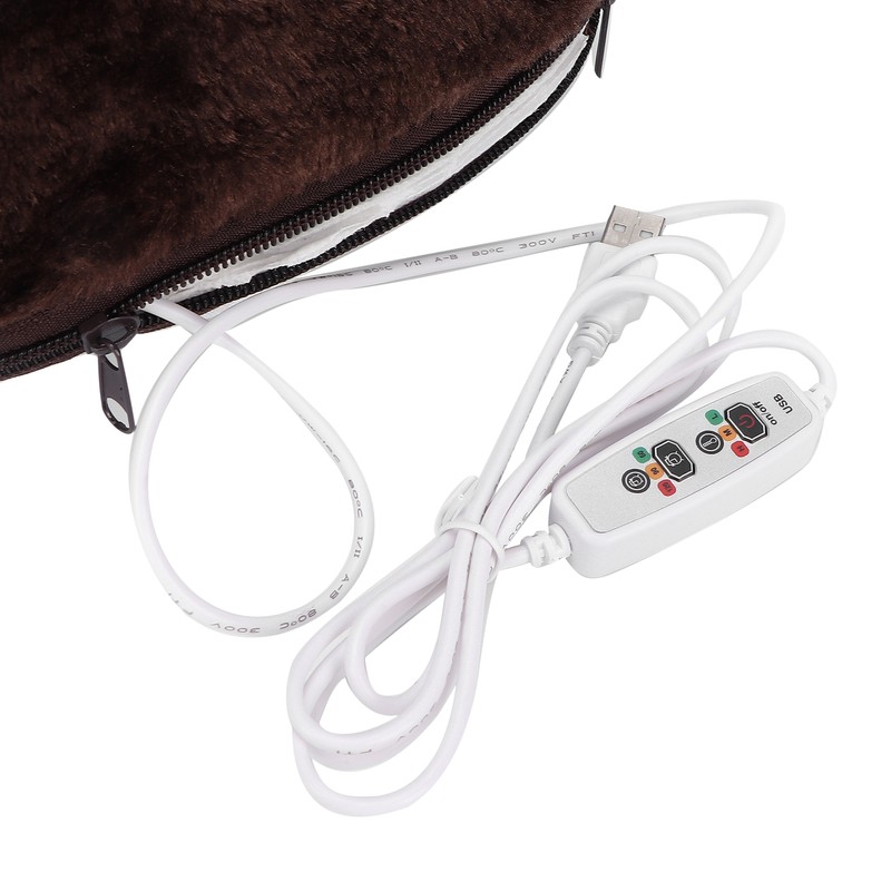 Electric Heated Foot Warmer USB Foot Heat Therapy Wrap Adjustable