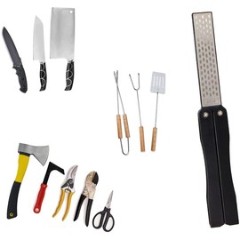 Namvo Diamond Sharpening Stone Folding 400/600 Grit Double Sided Portable Garden Camping Outdoor