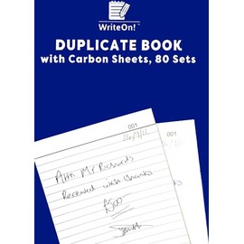 A5 Duplicate Book with Carbon Sheet - 1-80 Page Full-Size