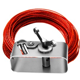 DIRAEEN Upgraded 2024 Pool Cover Cable，131CW 131-Feet Cable and Heavy-Duty Winch for Winter Safe Above Ground Swimming Pool Cove