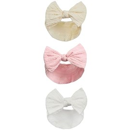 Soft Touch Newborn Essentials Headband with Bow Stretchy and Soft Elastic Headband for Baby Girls