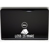 Less is More - Tent - 7" x 3 1/4"