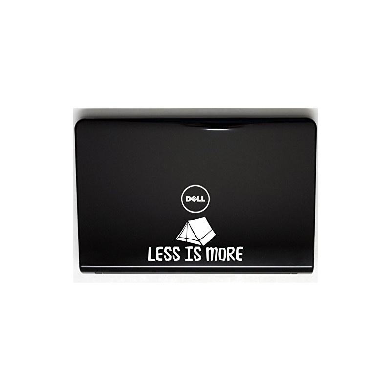 Less is More - Tent - 7" x 3 1/4"