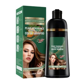 Shampoo para Canas 3 en 1, Shampoo Tinte Instantaneo Cubre Canas, Tinte Capilar de Acción Rápida, Suave y no Dañino, Ideal para Hombres y Mujeres, 500