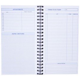 Q-Connect Wirebound Things to Do Today Book 150x280mm