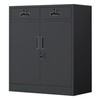 JINKUR Metal Storage Cabinet with Locking Doors and Adjustable Shelf,