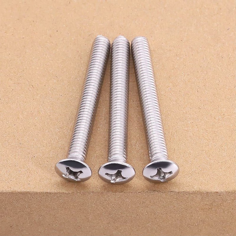M5-0.8 x 45mm (30 pcs) Oval Head Phillps Drive Machine