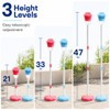 New Bubble Machine, 47in Rechargeable Automatic Bubble Maker with Light