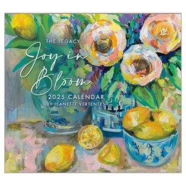 Legacy Joy In Bloom 13 x 12 Paper 2025 Hanging Wall Calendar