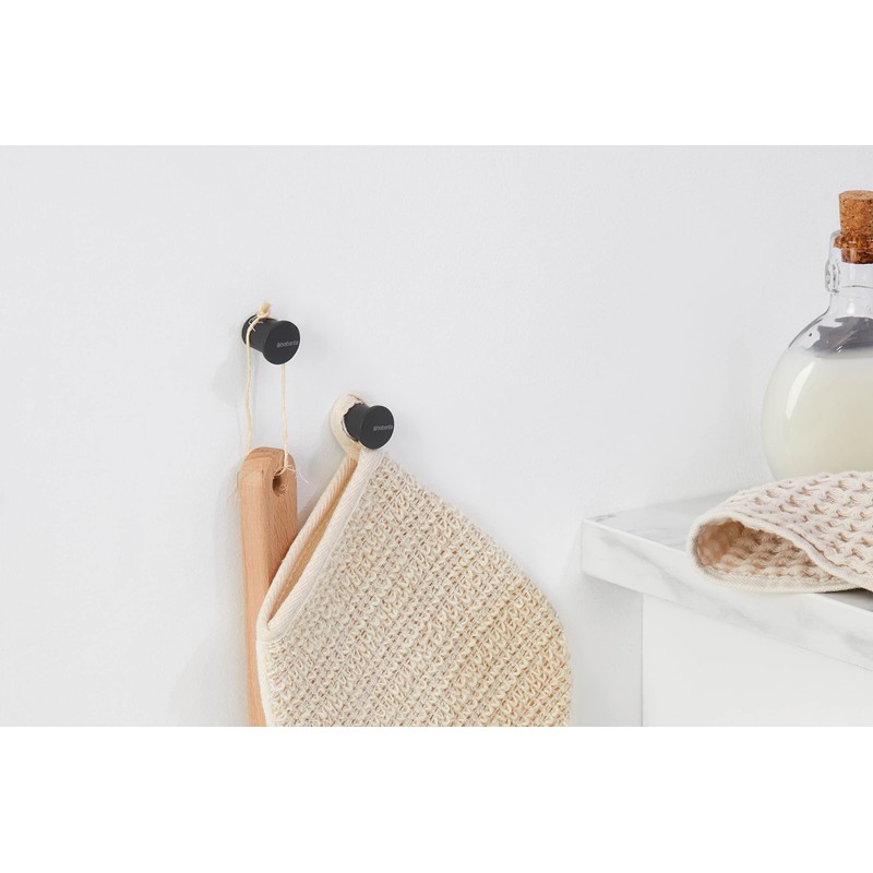 Brabantia - Mindset Towel Hooks - Ideal for Bathroom, Toilet