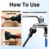 6 Pack 3/4" Female to 1/4" Quick Connect Drip Irrigation