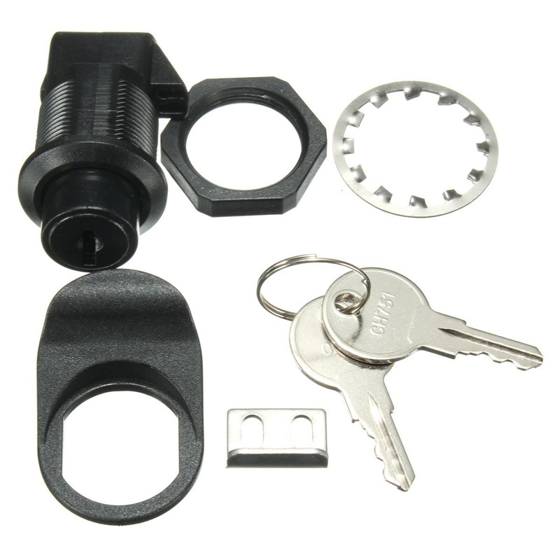 Alamor Push Button Lock with Key for Motorcycle Boots Door