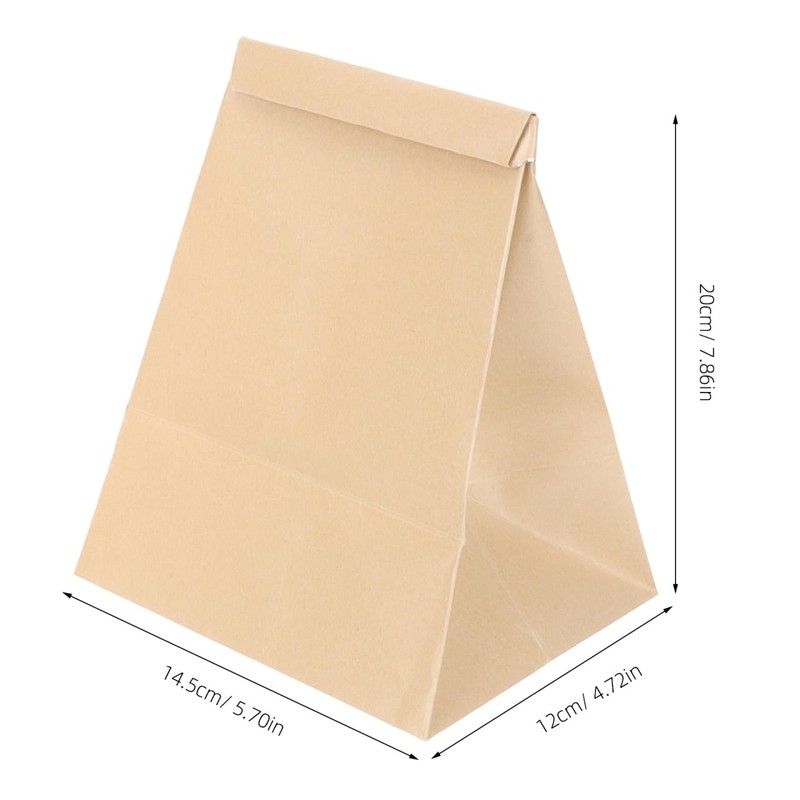 GLEAVI 10 Pcs Paper Vomit Bags Disposable Emesis Bags Biodegradable