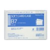 Kokuyo Card Case, Clear Case, Soft Type, PVC B7, Kuke-57