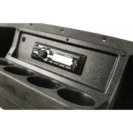 GMT Inc Radio Adapter Plate for E‑Z‑Go TXT 2015 and up – Single DIN Dash Insert, EZ Install – Not for RXV/72V.