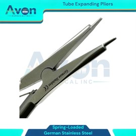 Hearing-Aid Tube Expander Plier Tool, Stainless Steel Hearing Aid Tubing Expander Earmold Tube Expander Tubing Widening Earmould Tubes for Hearing Dispenser - German Stainless Steel (1 Piece)