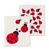 Ladybug Dishcloths. Set of 2