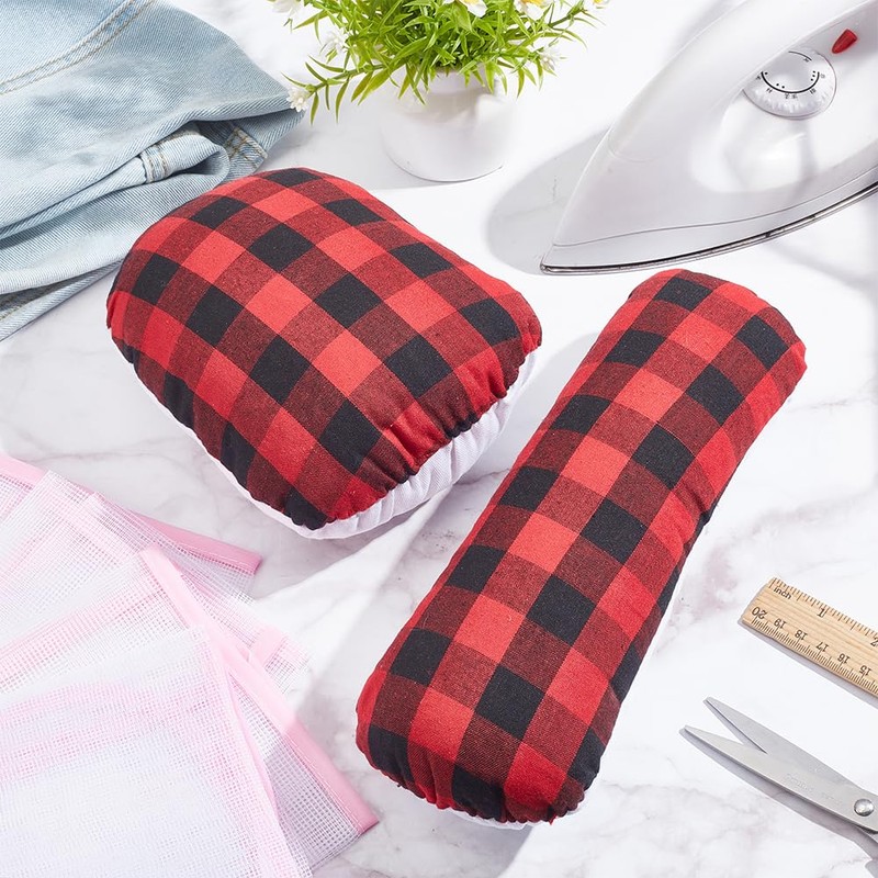 WEBEEDY Tailors Ham and Sleeve Roll Set for Sewing Tailors