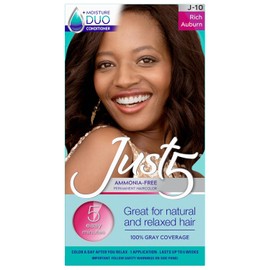 Just 5 Women's 5 Minute Permanent Hair Color, Rich Auborn