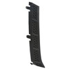 Front Bumper Molding Side Cover Trim Black ABS Replacement for
