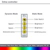 LAIFUNI Dimmable Under Cabinet Lighting, RGB LED Light Bar, Inline