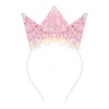 Casoty Pink 4th Birthday Crown, 4th Birthday Decorations, 4th Birthday
