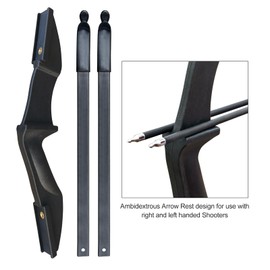 D&Q Archery Bow and Arrow Set for Adults Beginner Teenagers Youth, Takedown Recurve Bow 20lbs 30lbs 40lbs Left and Right Handed, Recurve Bow Set for Outdoor Target Practice (Black, 40lbs)