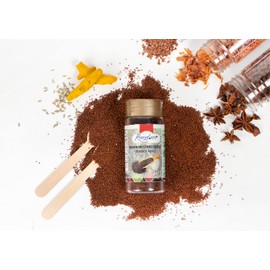 Ramaroma Brown Mustard Seed Whole – Gourmet Indian Spice – Hot & Spicy Flavor – Easy to Store – 4 oz (113g). Medium Dual Sifter Bottle