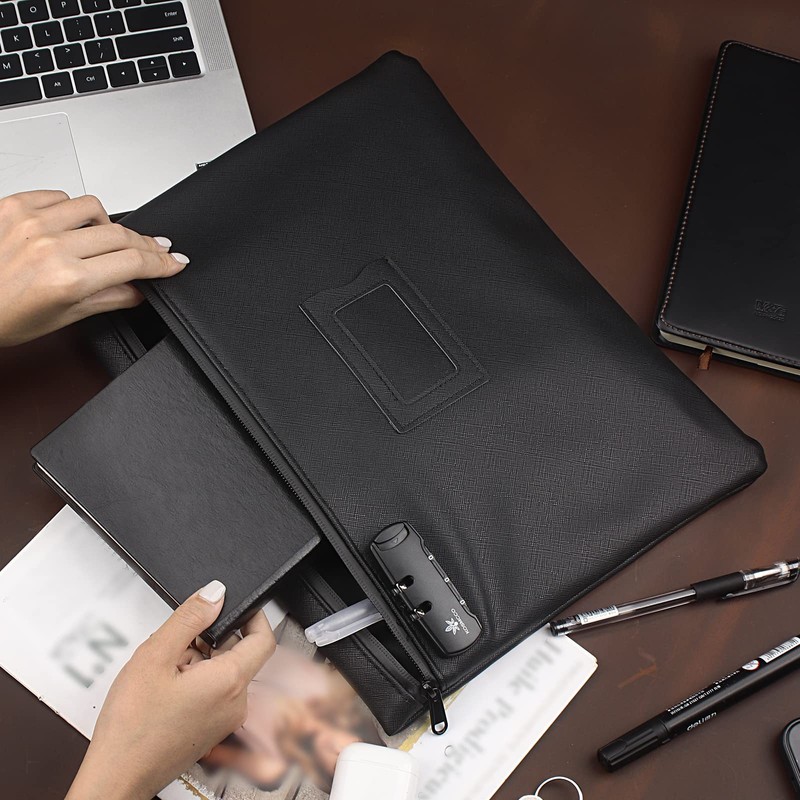 KOSMCCO Notary Bag with Lock, 13.6 x 10 Inches Heavy