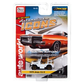 Auto World Xtraction 1979 Jeep CJ-5 HO Scale Slot Car