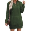 CiCiBird Women Fall Sweater Dress Knit V Neck Pullover Casual