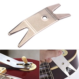 Guitar Spanner Wrench String Instrument Maker Tool Stainless Steel Guitar Tool Guitar Toggle Switch Knob Tuner Repair Bush Guitar Part