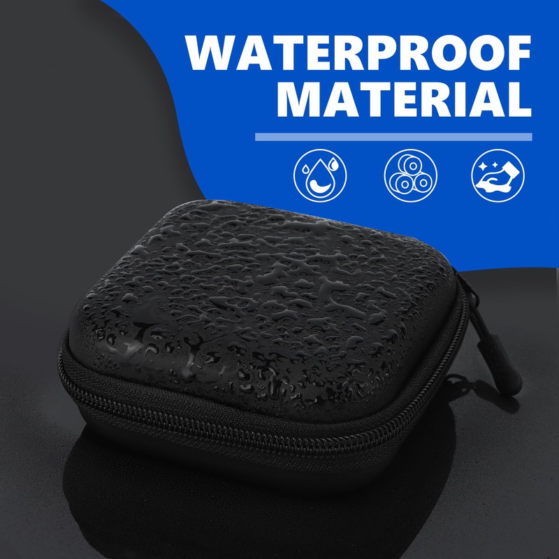 TYSM-CC Mini Reise Aufbewahrungstasche – Robuster Reißverschluss Aufbewahrungstasche für USB-Kabel,