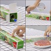 KAMMAK Plastic Wrap, Food Wrap with Slide Cutter, Cling Wrap