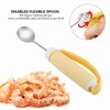 Disabled Patient Arthritis Elder Utensil Removable Flexible Rotating Eating Tablewares(Spoon)