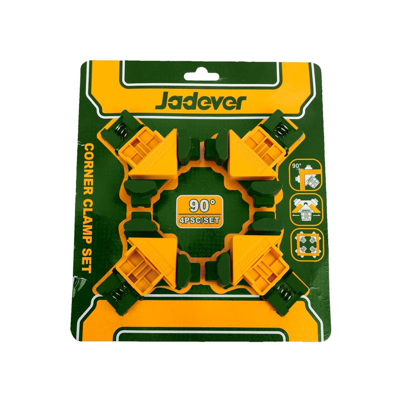 Jadever 4-Piece Corner Clamp, 90° Right Angle Clamp Set with