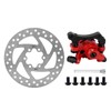 140mm Brake Disc Caliper Kit 6‑Hole Aluminum Alloy Wear Resistance