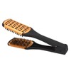 Clamp Hair Brush Spring Elasticity Softness Beard Breathability Double Sided