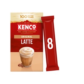Kenco Latte Instant Coffee Sachets 8x16.3g (Pack of 5, Total 40 Sachets, 652g)