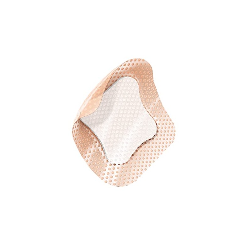 Medline Optifoam Gentle Lite Foam Dressings, with Border, 4" x