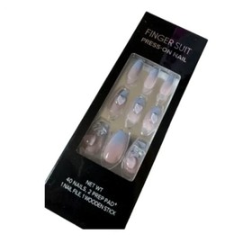 Fingersuit nail tip collection 16 types 01 Heart Teen / 핑거수트 네일팁 모음 16종 01 하트 틴