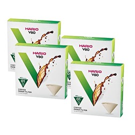 ハリオ V60用ペーパーフィルター 01W 40枚 4個セット