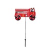 In the Breeze 2509 Fire Truck Ground Spinner-Garden Decoration