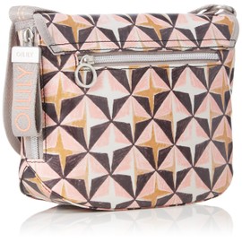 Oilily Lori Geometrical Shoulderbag Shf, Women’s Shoulder Bag, Pink (Rose), 8x19x26 cm (B x H T)
