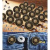(20pcs 17mm) jeans buttons jeans buttons metal replacement jean button