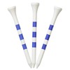 Longridge 's True Hite Wooden Golf Tees 83mm (20Pcs), Blue/White,