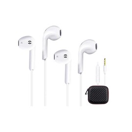 Mr. Gadget's Solutions 2 Pack Earbuds/Headphones with 3.5mm Wired Built-in Microphone & Volume Control